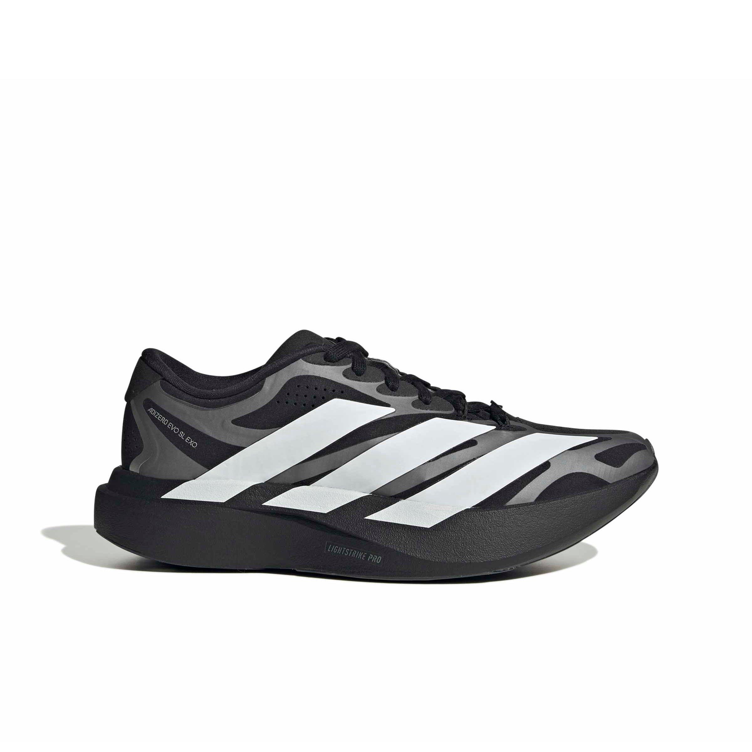 adidas Adizero EVO SL EXO "Core Black/Ftwr White/Iron Metallic" Women's Running Shoe - BLACK/WHITE/IRON